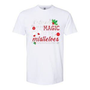 Magic Of Tiny Mistletoes Labor And Delivery Christmas Softstyle CVC T-Shirt