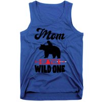 Mom Of The Wild One Papa Bear Gift Tank Top