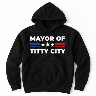 Mayor Of Titty City Funny Gift Hoodie