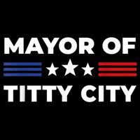 Mayor Of Titty City Funny Gift Drawstring Bag