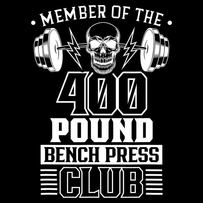 Member Of The 400 Pound Bench Press Club Benchpress Gym City Backpack