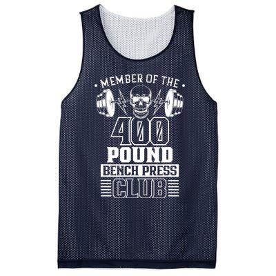 Member Of The 400 Pound Bench Press Club Benchpress Gym Mesh Reversible Basketball Jersey Tank