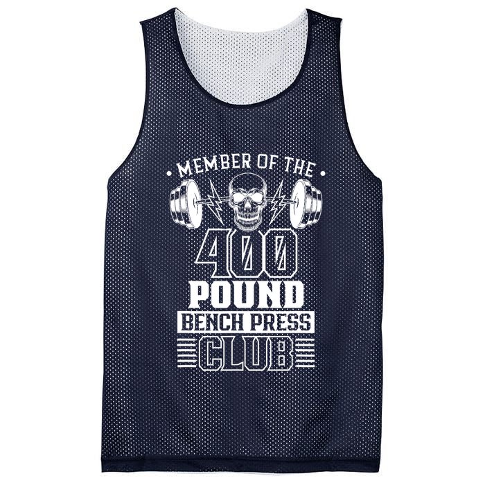 Member Of The 400 Pound Bench Press Club Benchpress Gym Mesh Reversible Basketball Jersey Tank