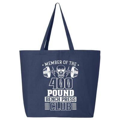 Member Of The 400 Pound Bench Press Club Benchpress Gym 25L Jumbo Tote