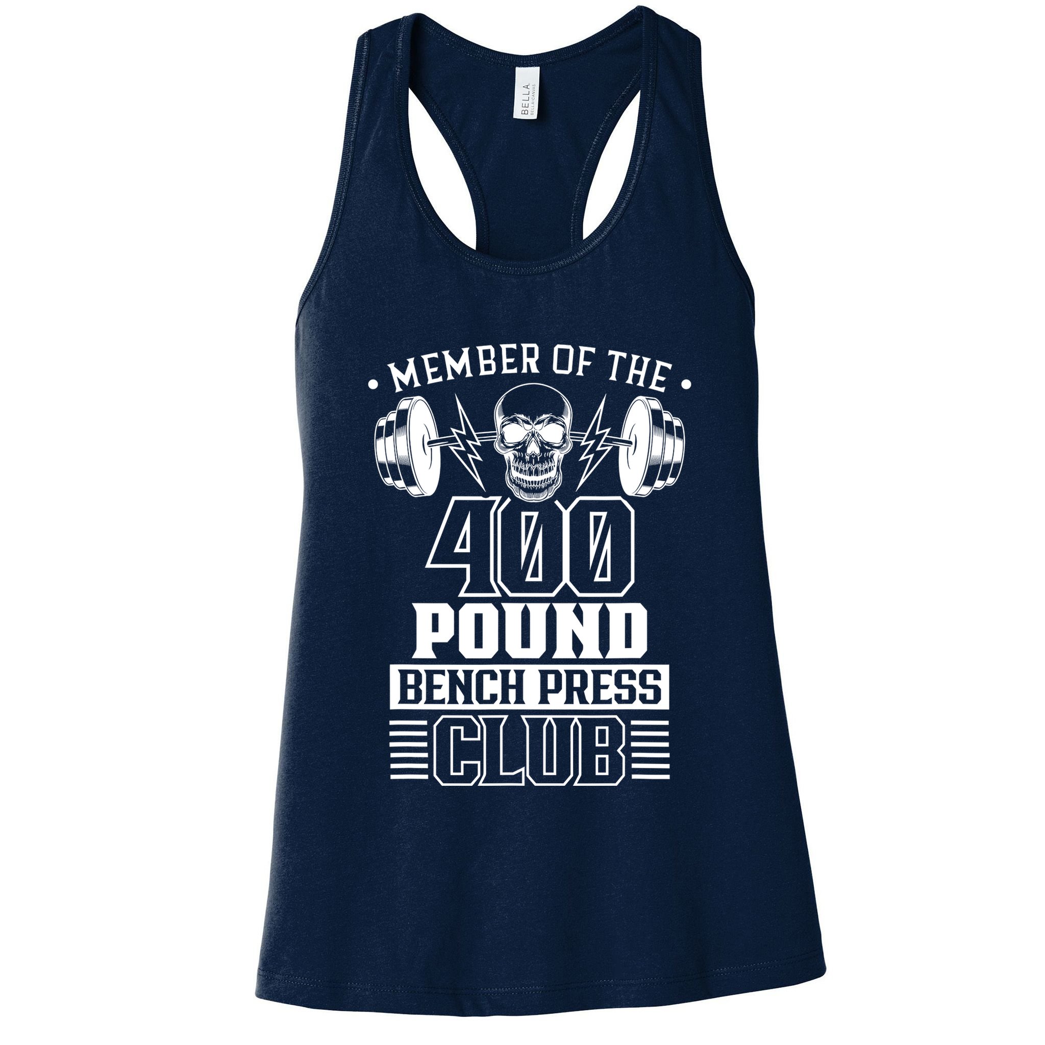 Member Of The 400 Pound Bench Press Club Benchpress Gym Womens Tank Top