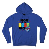 Mom Of The Best Piece Autism Mama Puzzle Mother Day Stepmom Meaningful Gift Hoodie