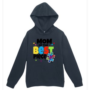 Mom Of The Best Piece Autism Mama Puzzle Mother Day Stepmom Meaningful Gift Urban Pullover Hoodie