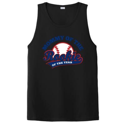 Mommy Of The Rookie Cute Gift Rookie Of The Year Baseball Mommy Gift PosiCharge Competitor Tank