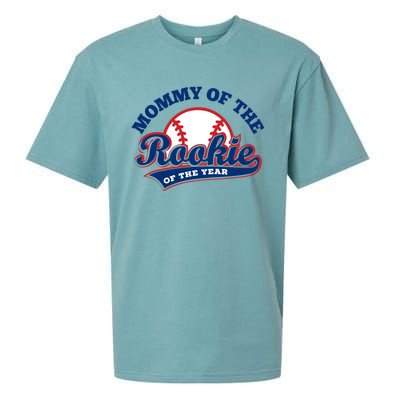 Mommy Of The Rookie Cute Gift Rookie Of The Year Baseball Mommy Gift Sueded Cloud Jersey T-Shirt