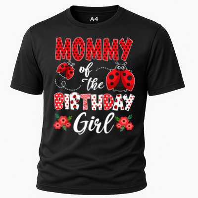 Mommy Of The Birthday Girl - Family Ladybug Birthday Performance Shirt