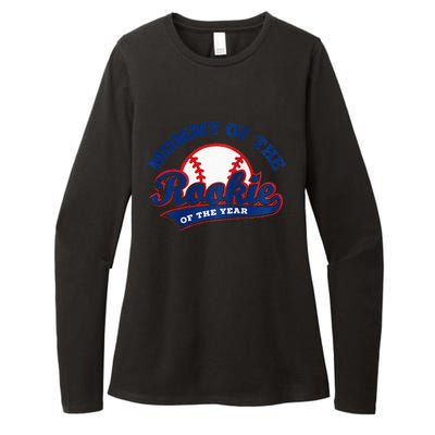 Mommy Of The Rookie Rookie Of The Year Baseball Mommy Raglan Baseball Womens CVC Long Sleeve Shirt