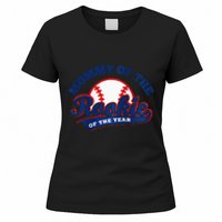 Mommy Of The Rookie Rookie Of The Year Baseball Mommy Raglan Baseball Women's T-Shirt