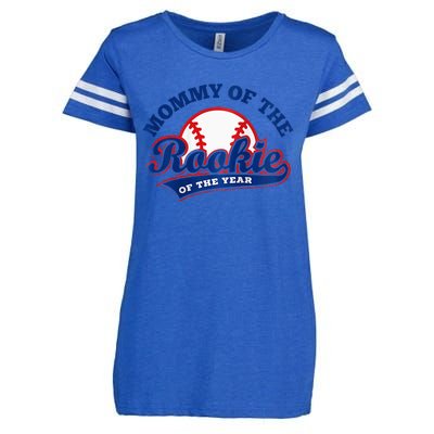 Mommy Of The Rookie Rookie Of The Year Baseball Mommy Raglan Baseball Enza Ladies Jersey Football T-Shirt