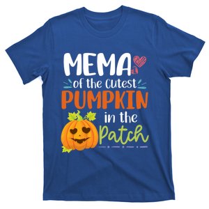 Mema Of The Cutest Pumpkin In The Patch Halloween Pumpkins Gift T-Shirt