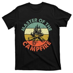 Master Of The Campfire Dad Camping Camping Dad Gift T-Shirt