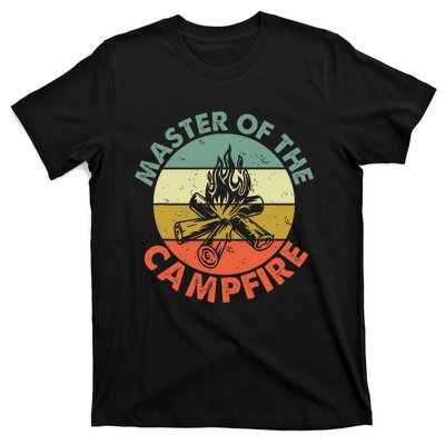 Master Of The Campfire Dad Camping Camping Dad Gift T-Shirt