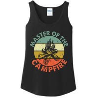 Master Of The Campfire Dad Camping Camping Dad Gift Ladies Essential Tank