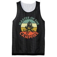 Master Of The Campfire Dad Camping Camping Dad Gift Mesh Reversible Basketball Jersey Tank