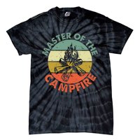 Master Of The Campfire Dad Camping Camping Dad Gift Tie-Dye T-Shirt