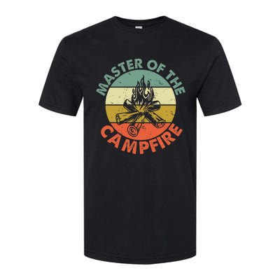 Master Of The Campfire Dad Camping Camping Dad Gift Softstyle CVC T-Shirt