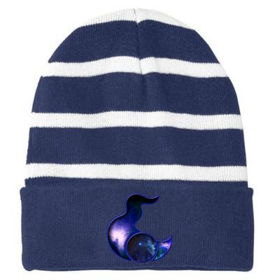 Mark Of Tzeentch Chaos Gods Striped Beanie with Solid Band