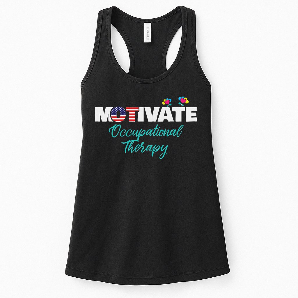Motivate Occupational Therapy Ot Therapist Ota Gift Womens Tank Top