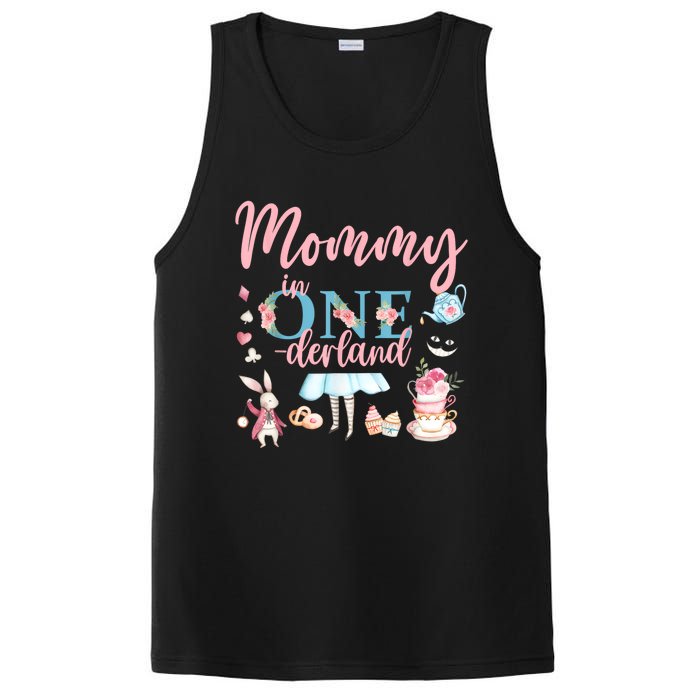 Mommy Of The Birthday Girl Mommy In Onderland 1st Birthday PosiCharge Competitor Tank