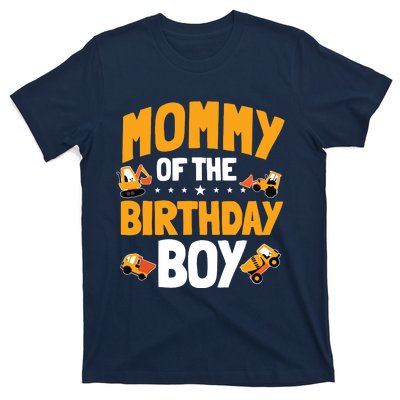 Mommy Of The Birthday Boy Construction Worker Bday Party T-Shirt