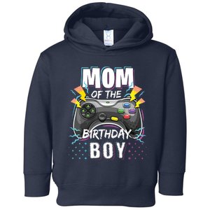 Mom Of The Birthday Boy Matching Video Gamer Birthday Party Toddler Hoodie