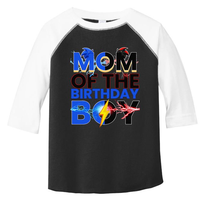Mom Of The Birthday Boy Hedgehog Family Party Decorations Toddler Fine Jersey T-Shirt