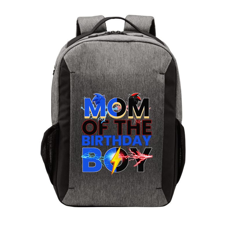 Mom Of The Birthday Boy Hedgehog Family Party Decorations Vector Backpack