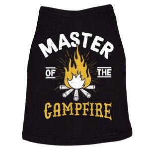 Master Of The Campfire Camping & Outdoors Gift Doggie Tank