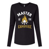 Master Of The Campfire Camping & Outdoors Gift Womens Cotton Relaxed Long Sleeve T-Shirt