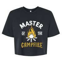 Master Of The Campfire Camping & Outdoors Gift Bella+Canvas Jersey Crop Tee