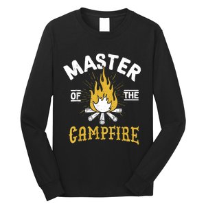 Master Of The Campfire Camping & Outdoors Gift Long Sleeve Shirt