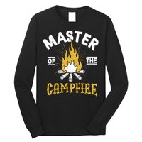 Master Of The Campfire Camping & Outdoors Gift Long Sleeve Shirt