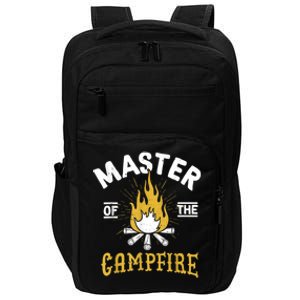 Master Of The Campfire Camping & Outdoors Gift Impact Tech Backpack