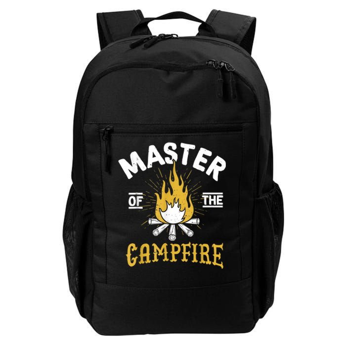 Master Of The Campfire Camping & Outdoors Gift Daily Commute Backpack