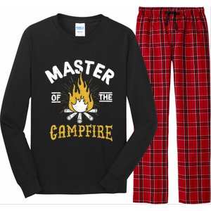 Master Of The Campfire Camping & Outdoors Gift Long Sleeve Pajama Set