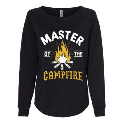 Master Of The Campfire Camping & Outdoors Gift Womens California Wash Sweatshirt