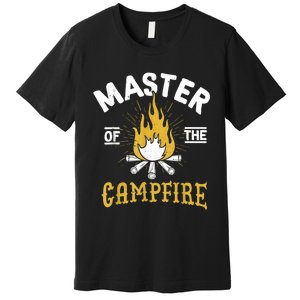 Master Of The Campfire Camping & Outdoors Gift Premium T-Shirt