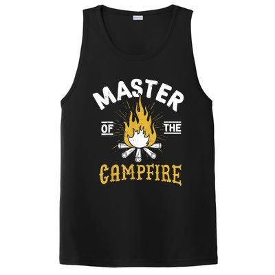 Master Of The Campfire Camping & Outdoors Gift PosiCharge Competitor Tank