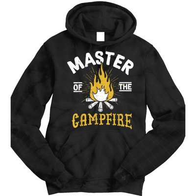 Master Of The Campfire Camping & Outdoors Gift Tie Dye Hoodie