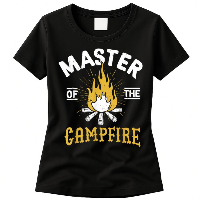 Master Of The Campfire Camping & Outdoors Gift Women's T-Shirt