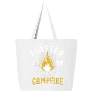 Master Of The Campfire Camping & Outdoors Gift 25L Jumbo Tote