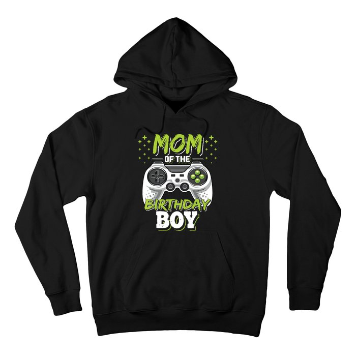 Mom Of The Birthday Boy Matching Video Gamer Birthday Party Hoodie