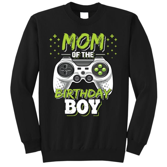 Mom Of The Birthday Boy Matching Video Gamer Birthday Party Sweatshirt