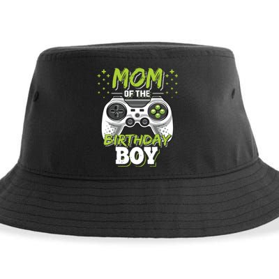 Mom Of The Birthday Boy Matching Video Gamer Birthday Party Sustainable Bucket Hat