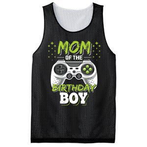 Mom Of The Birthday Boy Matching Video Gamer Birthday Party Mesh Reversible Basketball Jersey Tank