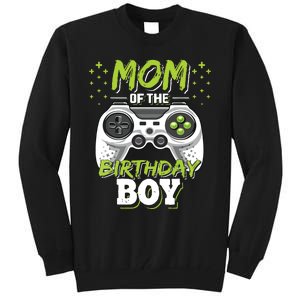 Mom Of The Birthday Boy Matching Video Gamer Birthday Party Tall Sweatshirt